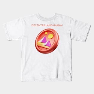 DECENTRALANA (MANA) cryptocurrency Kids T-Shirt